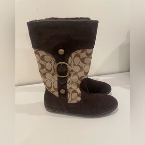 Coach Meyer Suede Boots Woman’s Size 8